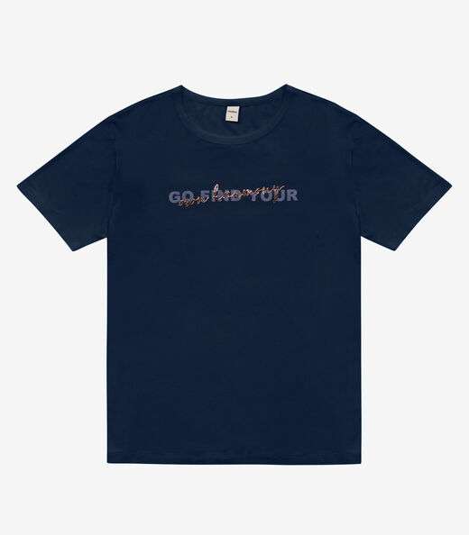 Blusa Feminina Viscotorcion Rovitex Azul