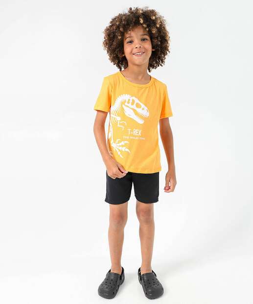 Image_Conjunto Infantil Dinossauro Marisa Tam 4 a 10 Laranja