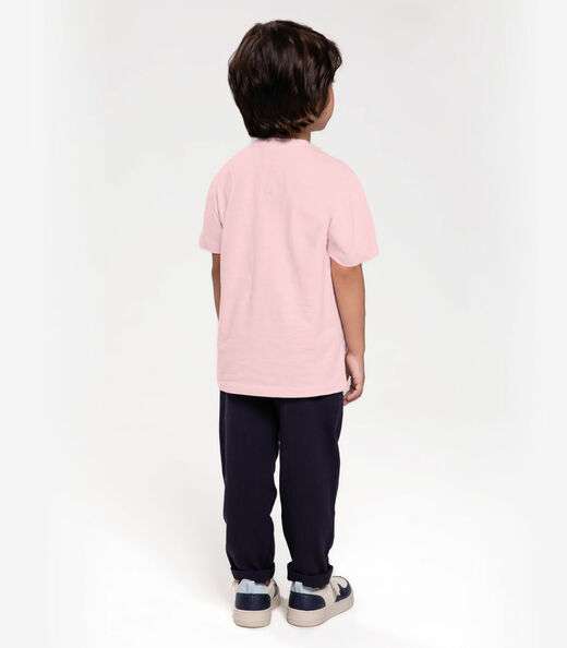 Calça Infantil Masculina Em Linho Trick Nick Azul