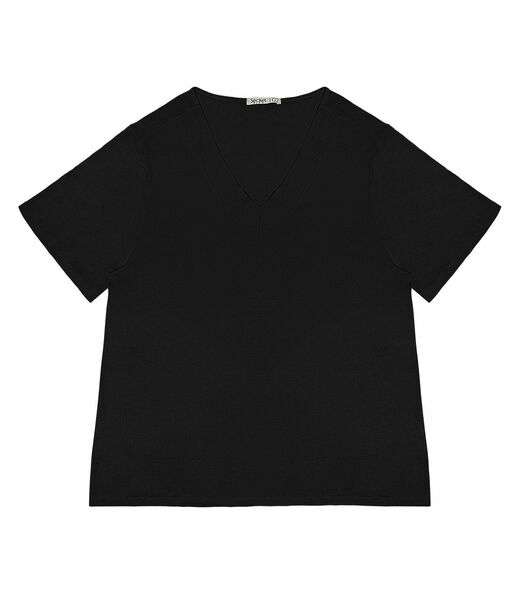 Blusa Feminina Plus Size Secret Glam Preto