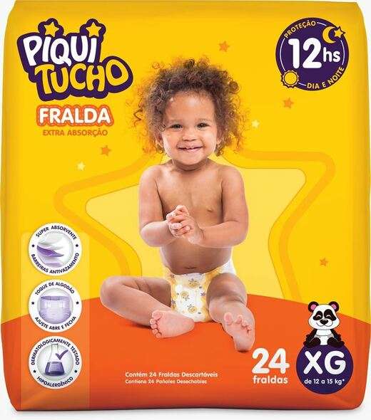 Image_Fralda Piquitucho Mega (Xg) 24 Unid