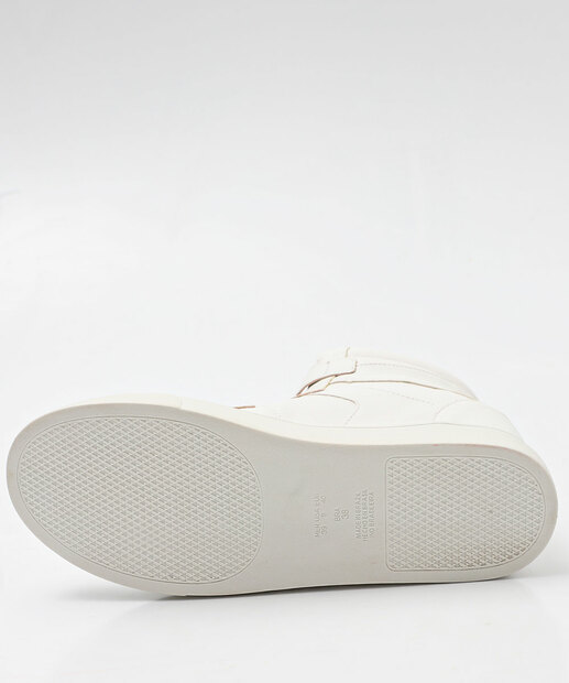 Tênis Feminino Cano Alto Via Uno Branco