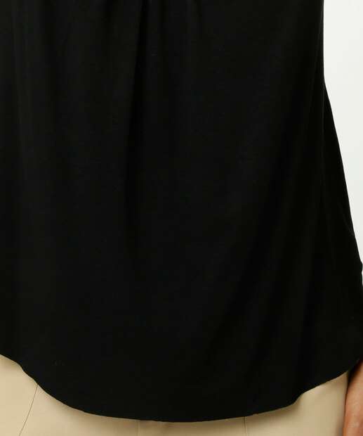 Blusa Regata Feminina Pregas Alças Finas Marisa