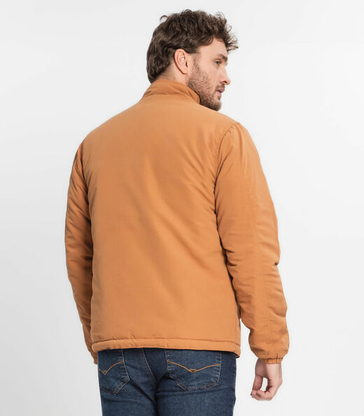 Jaqueta Masculina Em Suede Diametro Marrom