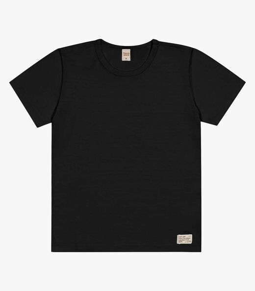 Camiseta Infantil Masculina  Meia Malha Trick Nick Preto