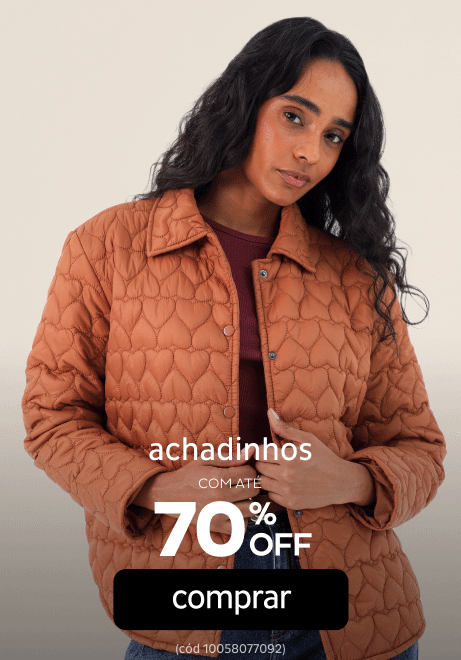 Achadinhos com até 70% OFF