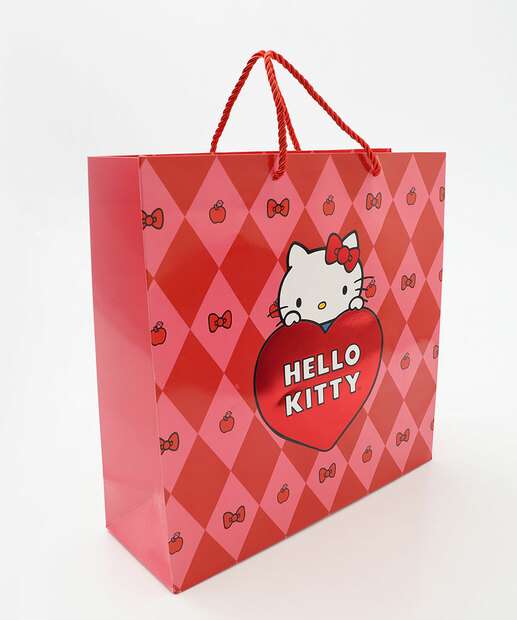 Image_Embalagem Presente Sacola Hello Kitty Sanrio Rosa
