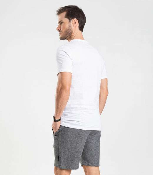 Bermuda Moletom Masculina Diametro Cinza