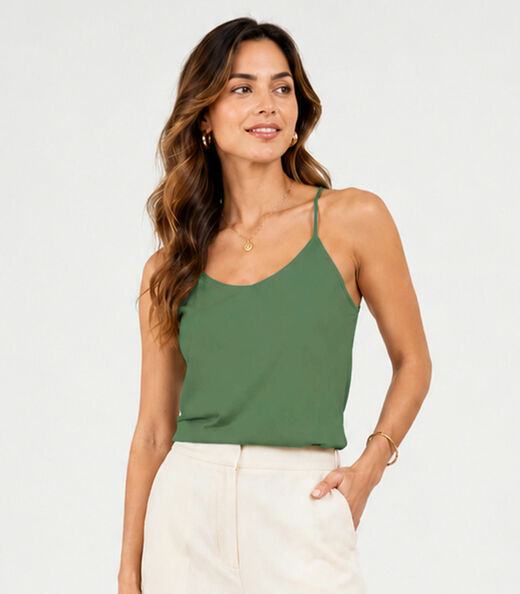 Image_Blusa De Alça Feminina Visco Premiere Infinita Cor Verde