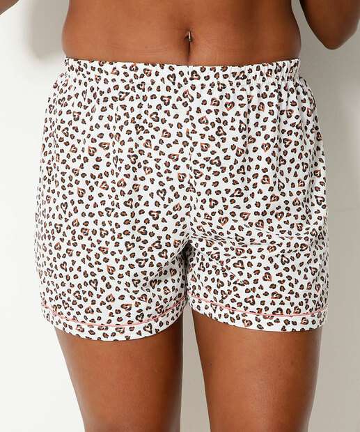 Pijama Feminino Estampa Animal Print Marisa  