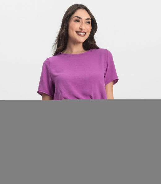 Image_Blusa Feminina Manga Curta Infinita Cor Roxo