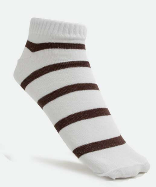 Kit 5 Pares Meias Cano Curto Feminina Estampadas Marisa