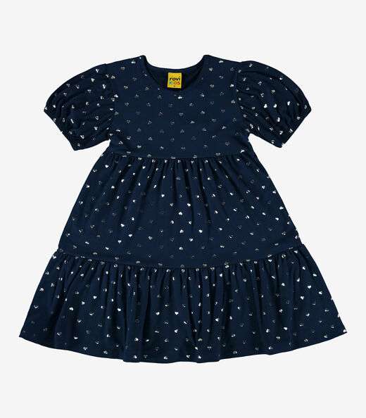 Vestido Infantil Rovi Kids Azul