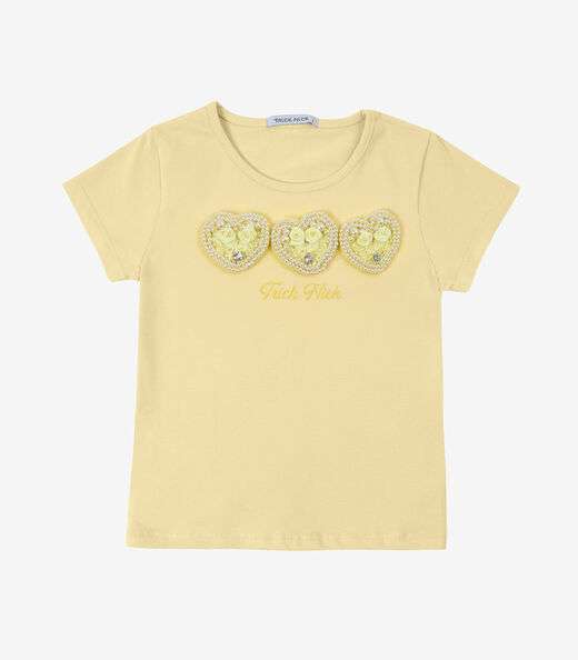 Image_Blusa Infantil Manga Curta Trick Nick Amarelo