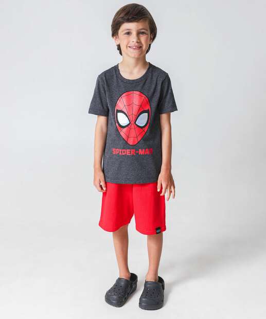 Image_Bermuda Infantil Moletinho Básica Marisa Tam 4 a 10 Vermelho