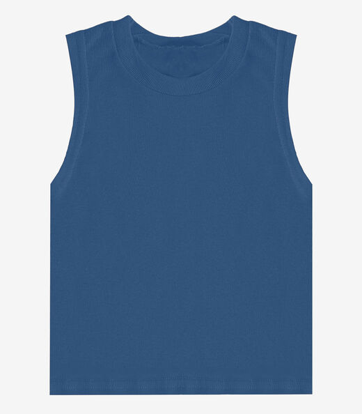 Regata Básica Infantil Lisa Soletex Azul