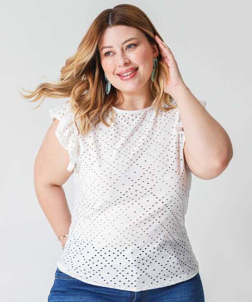 Image_Blusa Plus Size Feminina Laise Babado Marisa