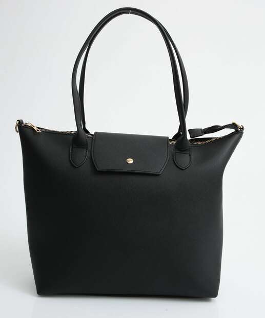 Bolsa De Ombro Tote Feminina Marisa Preto 
