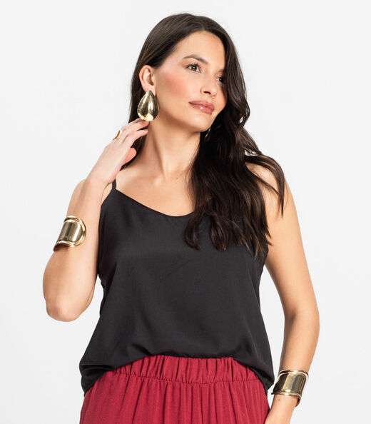 Regata Feminina Select Preto