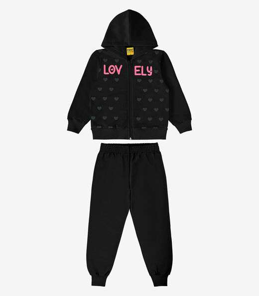 Image_Conjunto Infantil Jaqueta Com Calça Rovi Kids Preto