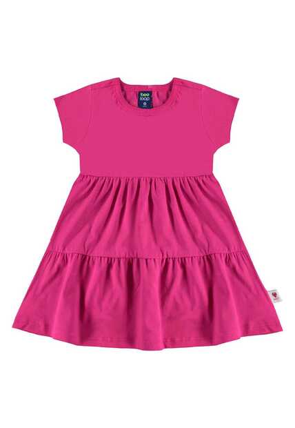 Image_Vestido Infantil em Algodão Bee Loop