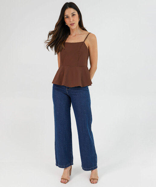 Image_Calça Feminina Wide Leg Petit Jeans Biotipo Azul
