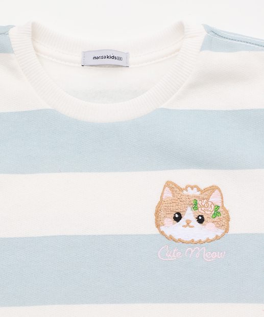 Blusão Infantil Moletom Marisa Azul Tam 1 a 3