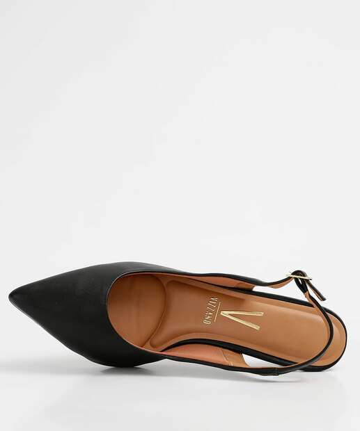 Scarpin Feminino Slingback Salto Fino Vizzano 