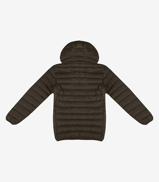Jaqueta Masculina Puffer Com Capuz All Free Marrom