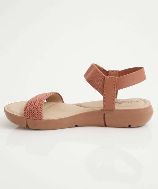 Sandália Feminina Rasteira Tiras Modare