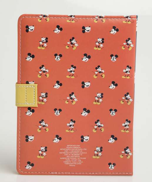 Caderneta Anotações Mickey Disney