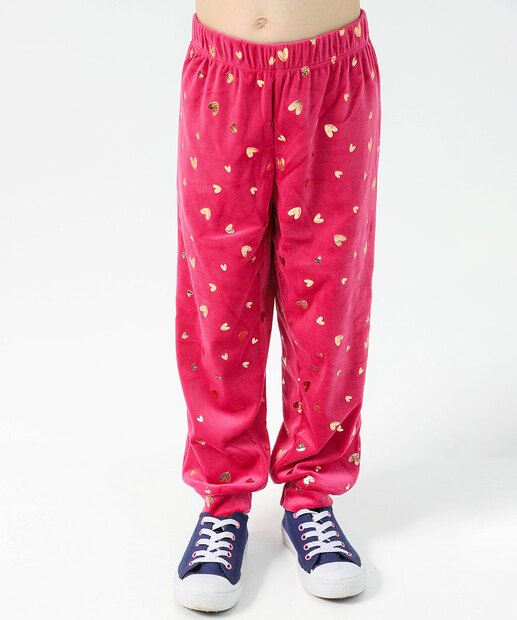 Conjunto Infantil Plush Marisa Tam 04 a 10  Rosa