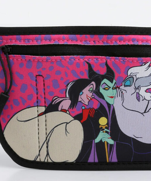 Pochete Feminina Neoprene Estampa Vilãs Disney