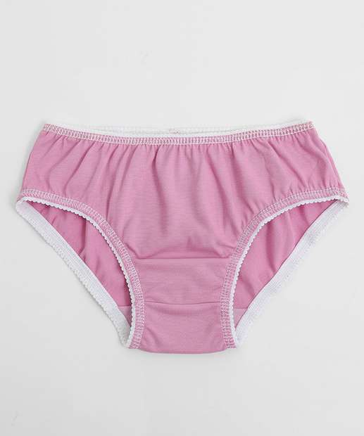 Kit 3 Calcinhas Infantil Stitch Tam 2 a 10