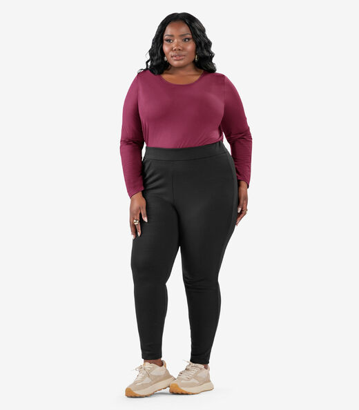 Blusa Manga Longa Viscotorcion Secret Glam Vermelho