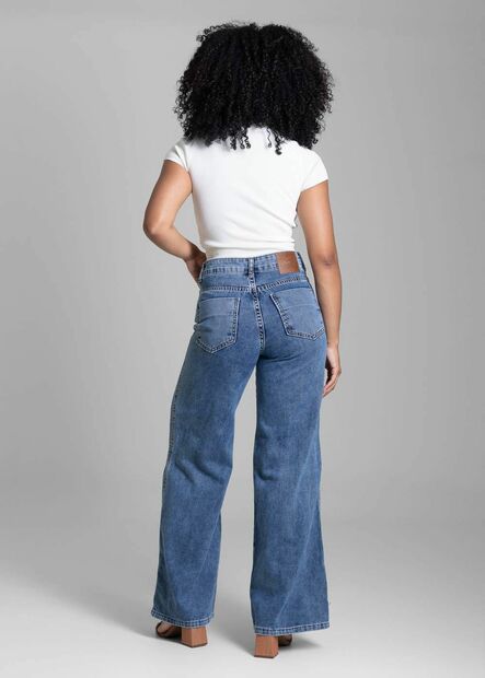 Calça Jeans Sawary Wide Leg - 282975
