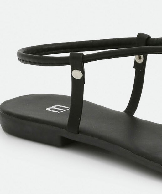 Sandália Feminina Rasteira Pedraria Marisa 