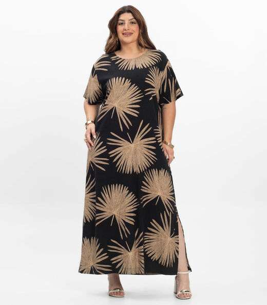 Image_Vestido Super Midi Feminino Plus Size Secert Glam Preto