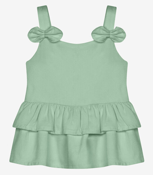 Conjunto Infantil Bata Com Shorts Trick Nick Verde