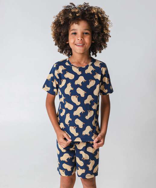 Image_Pijama Infantil Capivara Marisa Tam 4 a 12 Azul