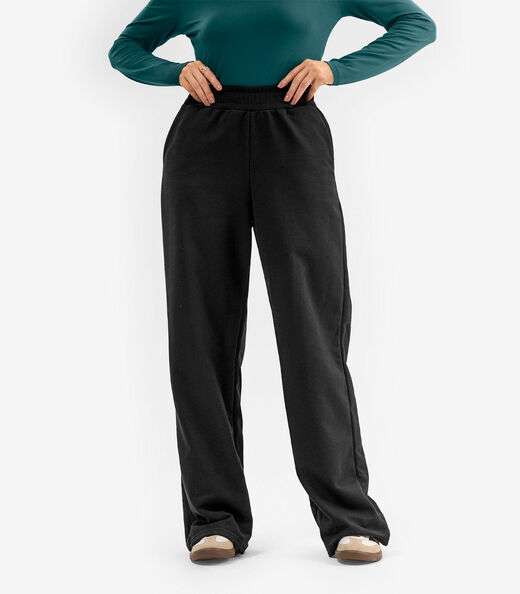 Calça Feminina em Moletom Rovitex Preto