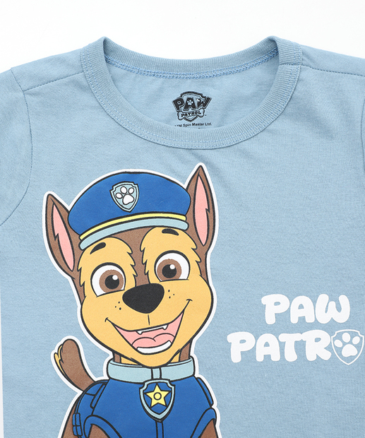 Conjunto Infantil Patrulha Canina Nickelodeon Tam 1 a 3 Azul
