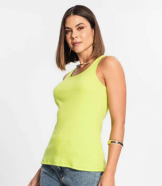 Regata Feminina Em Ribana Rovitex Verde