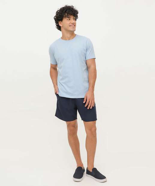Camiseta Masculina Básica Manga Curta MR