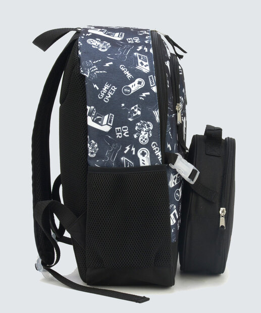 Kit Mochila E Lancheira Infantil Escolar Game Up4You 