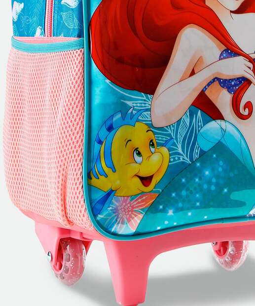 Mochila Mala Com Rodas Infantil Ariel Xeryus 