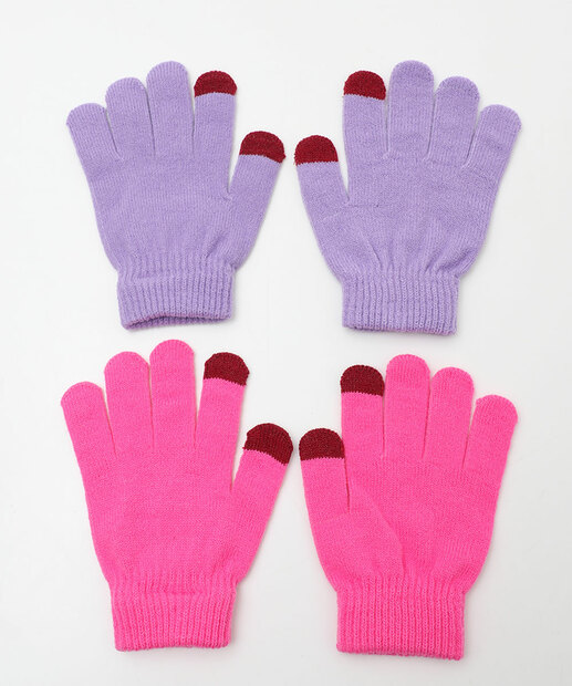 Image_Kit Luvas Infantis Femininas com 2 Pares Marisa