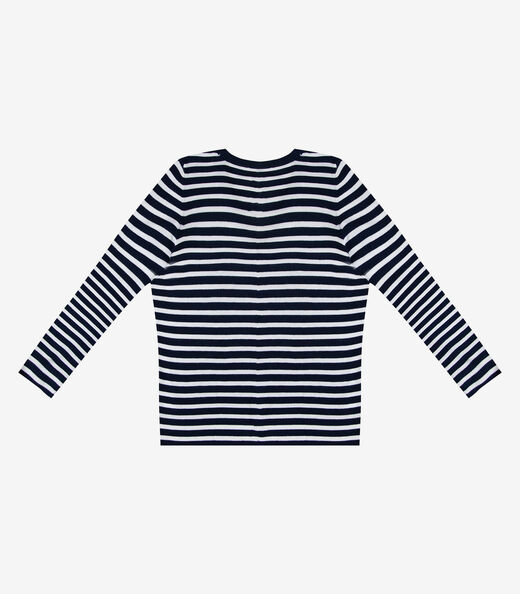 Cardigan Feminino Em Tricot Infinita Cor Azul