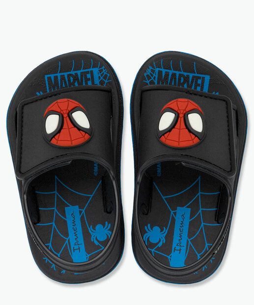 Image_Sandália Infantil Homem Aranha Ipanema Preto