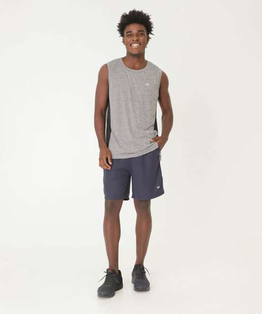 Regata Masculina Fitness Recorte Lateral MR